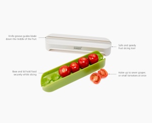 Joseph Joseph Halve-It Taietor pentru fructe mici BPA-free spalat la masina de vase - Img 5
