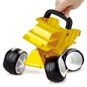 Jucarie camion Hape Kipper cu maner pentru copii 12 luni plastic rezistent - Img 3