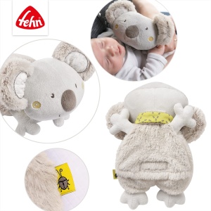 Jucarie de plus Fehn Warming Animal Koala - Perna linistitoare cu seminte de struguri pentru bebelusi in aspect dragut de animal de plus Koala - Perna de caldura Jucarie de plus calda pentru relaxare pentru bebelusi si copii mici de la 0+ luni - Img 4