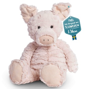 Jucarie de plus Mollis - porc de plus - 36 cm - porc de plus - jucarie de plus pentru copii - animal de plus moale pentru copii si bebelusi