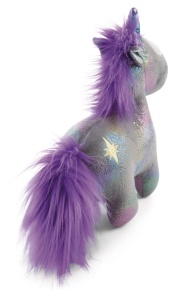 Jucarie de plus NICI Einhorn Star Bringer 22 cm Unicorn gri super moale pentru copii si adulti - Img 3