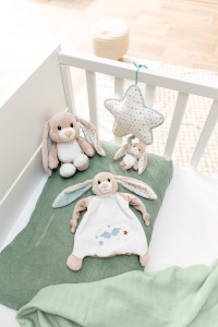 Jucarie de plus NICI Hase Fjella 25cm roz din colectia MyFirstNICI cu aripioare albe - Img 4