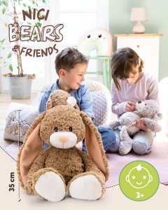 Jucarie de plus NICI Lopino 35cm - culoare maro - material moale - Img 2