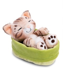 Jucarie de plus NICI Pisica Bengal 12 cm maro colectia NICI Green