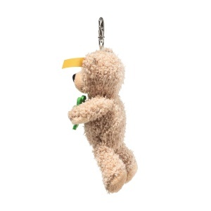 Jucarie de plus Steiff Teddybear Fynn 12cm bej, talisman de noroc, lavabila - Img 2