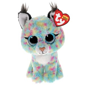 Jucarie din plus Lynx Bobcat Beanie Boo, 25 cm, design atractiv, moale