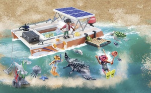 Jucarie educativa PLAYMOBIL Wiltopia 71623, platforma recif de corali, 67 piese - Img 3