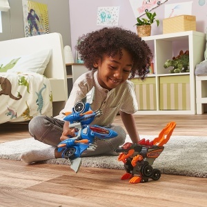Jucarie educativa VTech Switch and Go Dinos Spinosaurus si Pterodaktylus 2in1 - Img 5