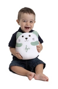 Jucarie interactiva Chicco Pisica care toarce sunete relaxante si vibratii lavabila pentru bebelusi 0 - Img 3
