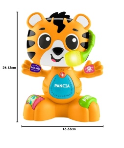 Jucarie interactiva pentru bebelusi Fisher-Price Tiger Justin cu sunete si lumini - Img 6