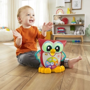 Jucarie interactiva pentru copii Fisher-Price BlinkiLinkis Eula, muzica si lumini, 18 luni - Img 2