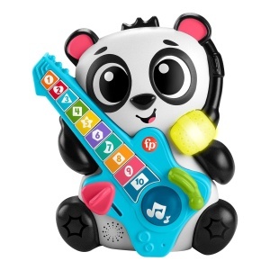 Jucarie interactiva pentru invatare Fisher-Price Animal Band - Gina la Pandina, 10 butoane, 70 melodii
