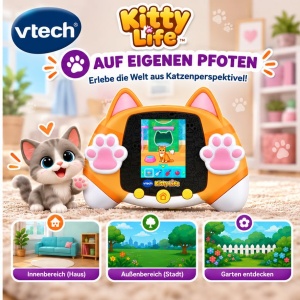 Jucarie interactiva VTech KittyLife cu 2 moduri de joc si 30 misiuni - Img 6