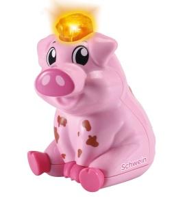 Jucarie interactiva VTech Tip Tap Baby animale - Porc, pentru copii 1-5 ani