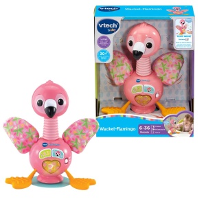 Jucarie Interactiva VTech Wackel-Flamingo cu Muzica, Lumini si Miscare