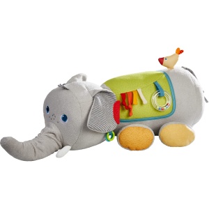Jucarie multifunctionala HABA 306454 Elefant, 70cm, pentru bebelusi