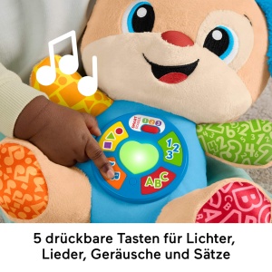 Jucarie muzicala din plus Fisher-Price Hundchen, 5 butoane, 3 niveluri de invatare - Img 5
