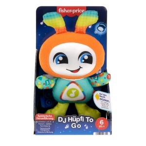 Jucarie muzicala interactiva Fisher-Price DJ Groovin Go cu lumini si sunete, pentru bebelusi - Img 6