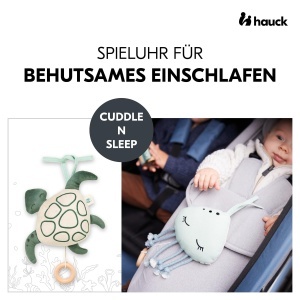 Jucarie Muzicala pentru Bebei Hauck Cuddle N Sleep, Broscuta, Fara Baterii, 2 Min Melodie - Img 2