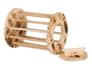 Jucarie pentru animale TRIXIE Heuraufe Rolle - 15 19 cm, din lemn, cu capac - Img 2
