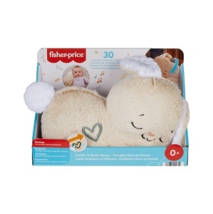 Jucarie pentru bebelusi Fisher-Price Soothe Settle Bunny, cu sunete si lumina, moale - Img 7