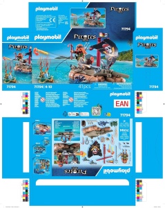 Jucarie PLAYMOBIL Pirati - Set de constructie cu figura de pirat si balista, pentru copii de la 4 ani - Img 7