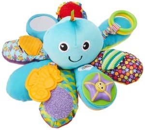 Jucarie senzoriala LAMAZE Octivity Time Omulet Octopus Activitati pentru bebelusi 6 luni - Img 4