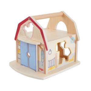 Jucarie Sortare HABA 306625 - Ferma, 6 Figurine, Din Lemn, 21 x 17,6 x 17,8 cm - Img 2