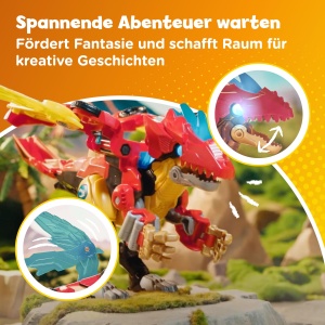 Jucarie Transformabila VTech Switch and Go Dinos Combo Mega Drache 2-in-1, 3-8 ani - Img 6