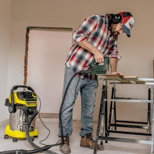 Karcher 1.628-361.0, WD 6 HP V-30/6/22/T Aspirator umed/uscat-30 L Rezervor din otel inoxidabil-1300W (priza portabila si functie de suflare), Standard, 1300 W, 30 litri - Img 7