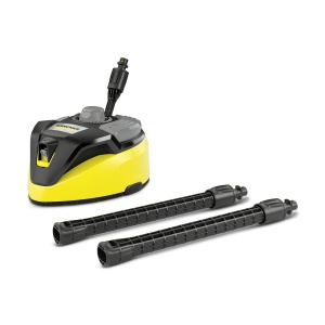 Karcher Surface Cleaner T-Racer T 7 Plus (protectie impotriva stropirii apei, pentru suprafete mari, doua duze plate de pulverizare, maner pentru lucru vertical, duza electrica, duza de spalare) - Img 1