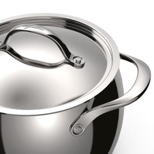 Kasserola din inox Lagostina Orchestra 26 cm cu capac, design elegant - Img 2