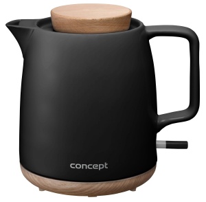 Kettle Ceramica RK0086 Elegant 1 l Negru