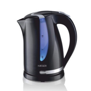 Kettle electric HAEGER Blackness, 1,7 litri, 2200 W, design modern