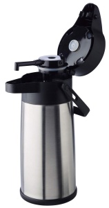 Kettle termo izolat APS Budget, 17 cani, inox mat, cu maner - Img 2