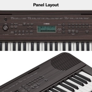 Keyboard digital Yamaha PSR-E360DW, 61 taste, culoare nuc inchis - Img 4