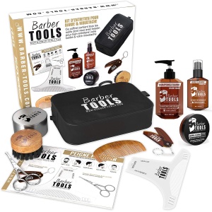 Kit de ingrijire a barbei - Set complet cu ulei, balsam si sampon - Img 2