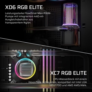 Kit de racire CORSAIR iCUE LINK XH505i RX 360 RGB, 360mm, Negru - Img 4