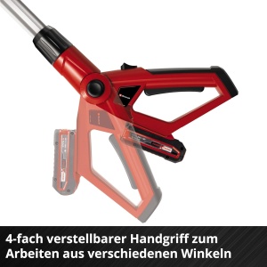 Kit multifunctional fara fir Einhell GE-HC 18 Li T (18V, 3Ah, tuns gard viu 2 in 1 si ferastrau cu lant, sabie Oregon, incl. baterie si incarcator) - Img 8