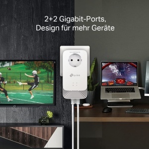 Kit Powerline TP-Link PG2400P, 22 Porturi Gigabit Ethernet, Economisire Energie - Img 3