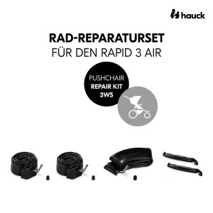 Kit reparatie carucior Hauck Pushchair Repair Kit 3WS Rapid 3 Air 2x 12 inch 1x 10 inch Negru - Img 2
