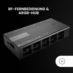 Kit ventilatoare MARS GAMING MF-3DPROKIT, 3x 120mm, iluminare ARGB, negru - Img 5