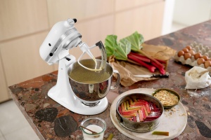 KitchenAid Flexi-Ruhrer 5KFE5T pentru masini de bucatarie 43L-48L cu motorkopf rabatabil - Img 5