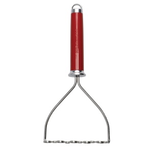 KitchenAid Masher de cartofi, ustensile de bucatarie din otel inoxidabil - rosu imperiu - Img 3