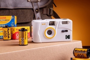 Kodak M38 Camera 35mm Film Gri Blitz Integrat Design Compact - Img 5