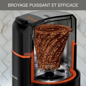 Krups GX3328 Rasnita electrica de cafea si condimente Silent Vortex | Rasnita 3 in 1 pentru boabe de cafea, condimente, ierburi | super silentios | Se poate folosi in masina de spalat vase | Bol de macinat detasabil + capac | Negru - Img 3