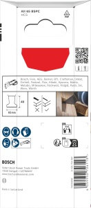 Lama de taiere Bosch AII 65 BSPC pentru Hartholz si Weichholz, 65 x 40 mm, 5 bucati - Img 4