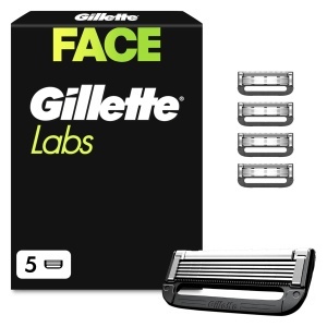Lame de ras Gillette Labs, 5 bucati, negru, compatibile cu toate aparatele Gillette Labs