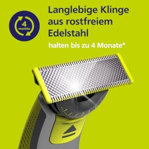 Lame Philips OneBlade 360 - 4x 360 lame de schimb, tundere si barbierit pe fata si corp, QP440/50 - Img 8