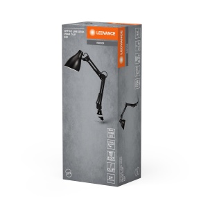 Lampa de birou LEDVANCE Office Line E27 Neagra, cu clip si 1.5m cablu - Img 4